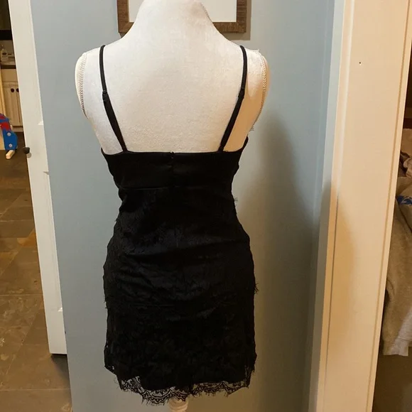 LBD Forever 21 Black Lace Dress - Picture 3 of 4